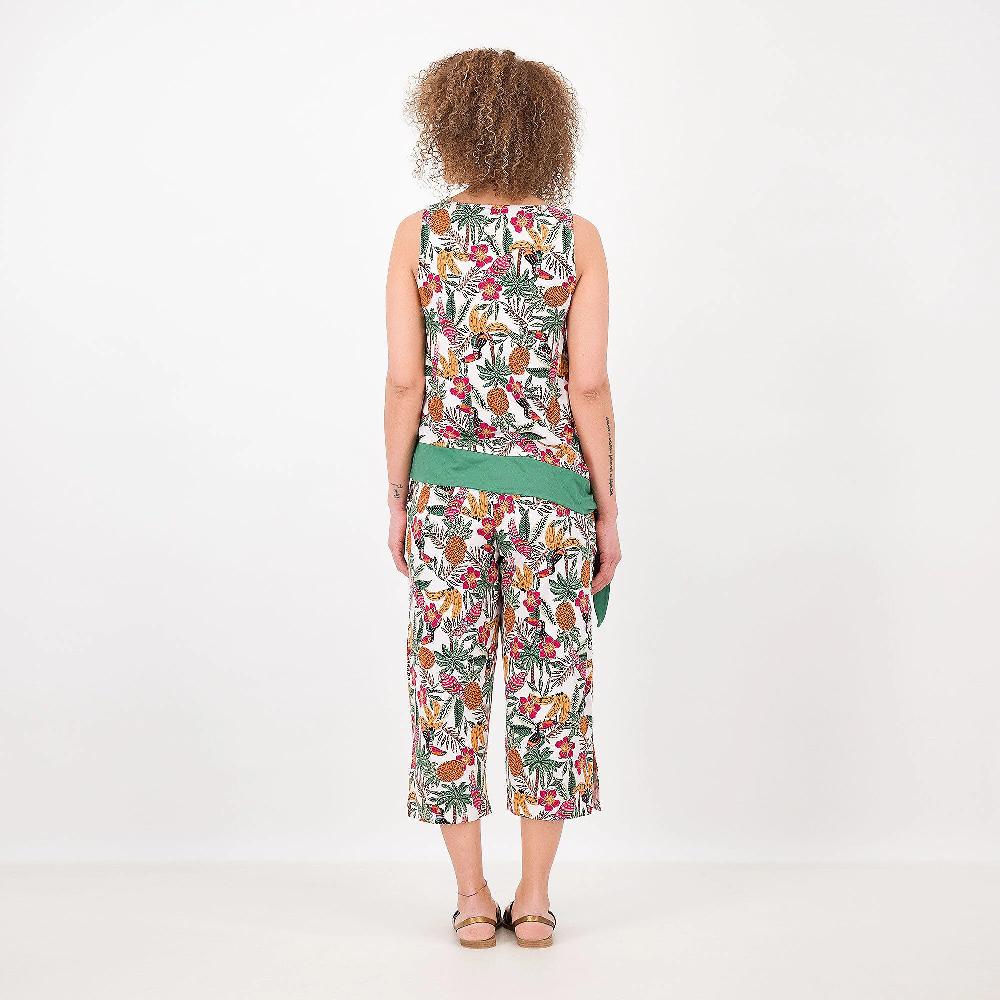QVC Cuddl Duds Canotta Spalla Larga E Pantaloni Cropped