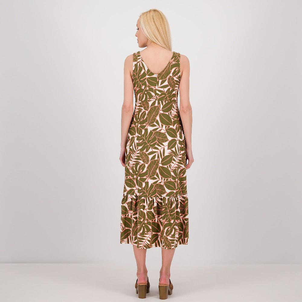 QVC Cuddl Duds Maxi Abito Smanicato In Jersey Con Scollo A V