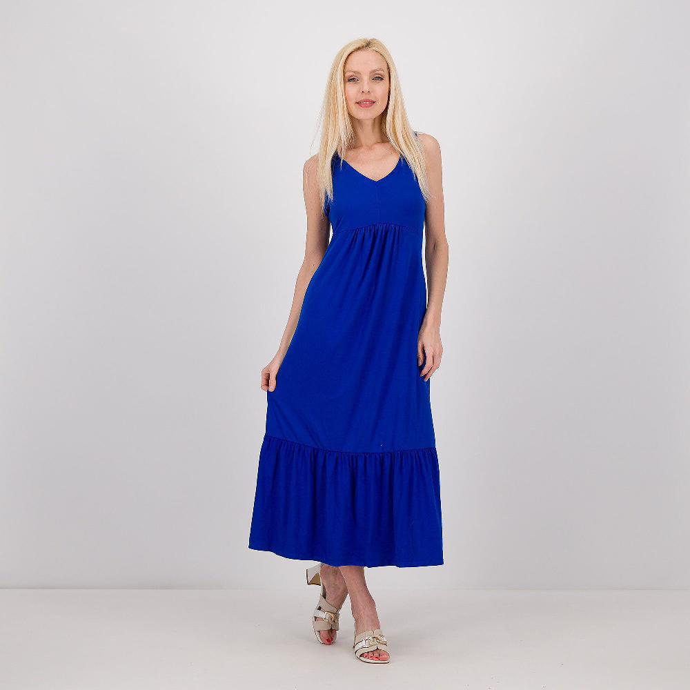 QVC Cuddl Duds Maxi abito smanicato in jersey con scollo a V