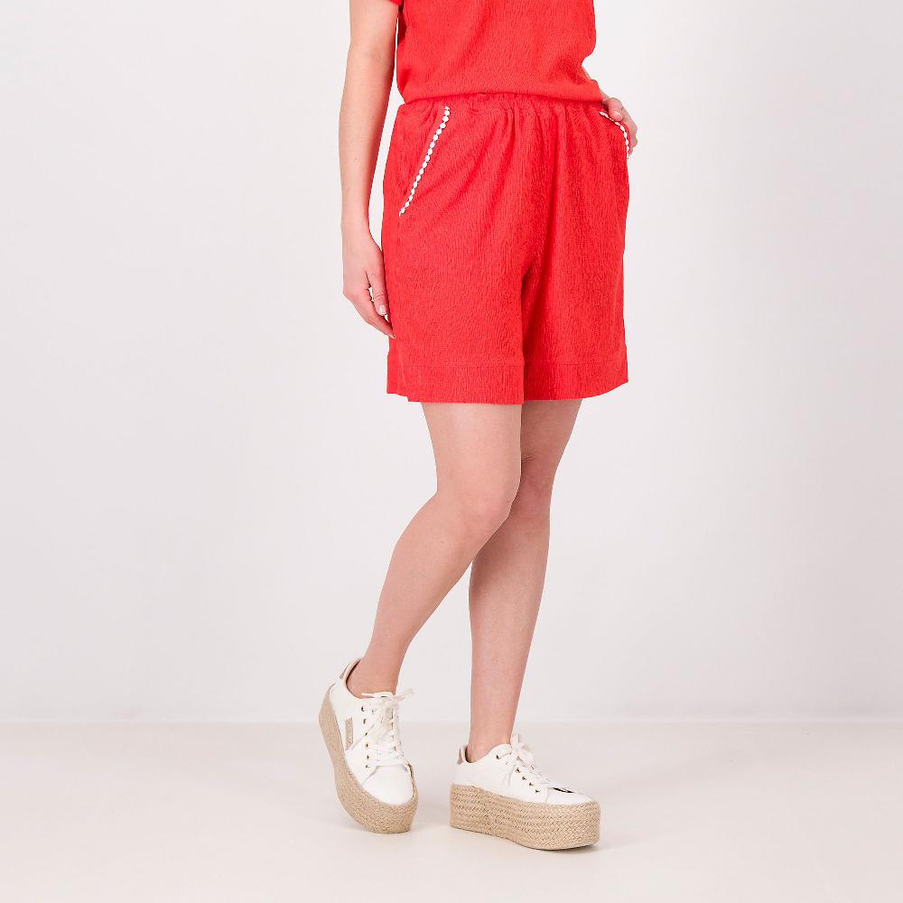 QVC Cuddl Duds Pantaloncini con elastico in vita e passamaneria