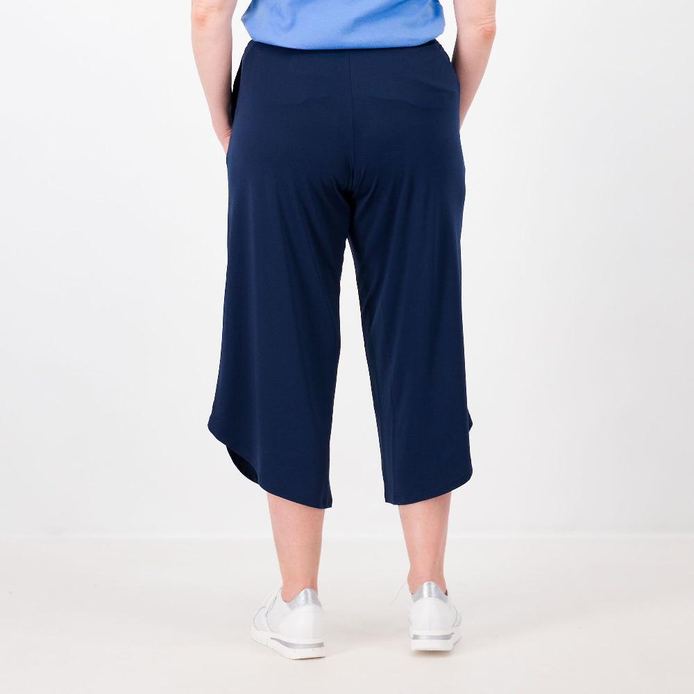 QVC Cuddl Duds Pantaloni Cropped Con Fondo Diagonale