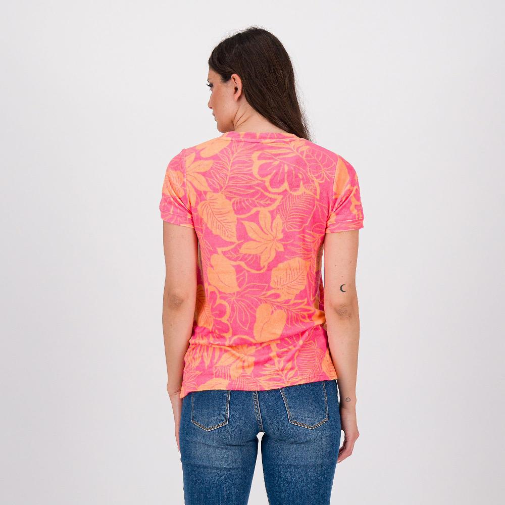 QVC Cuddl Duds T-Shirt In Jersey Di Misto Viscosa Con Scollo Tondo