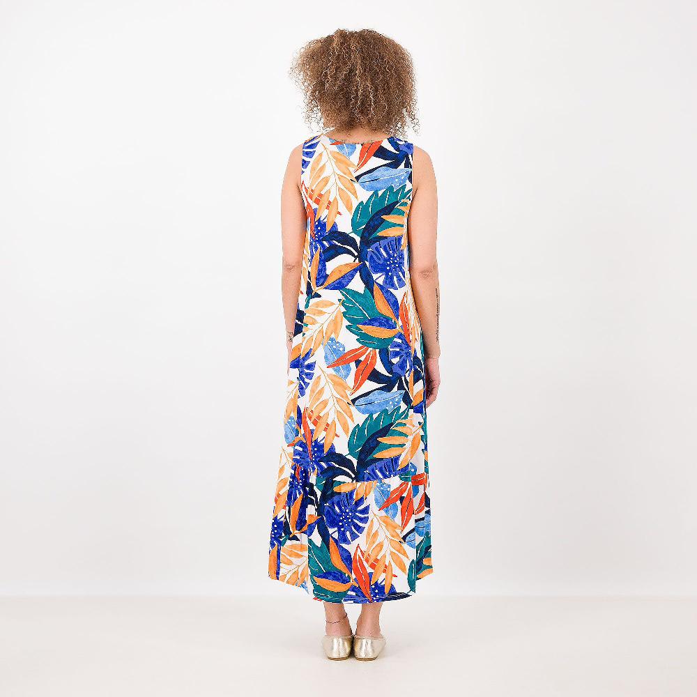 QVC Cuddle Duds Abito Midi Smanicato Con Fondo Asimmetrico