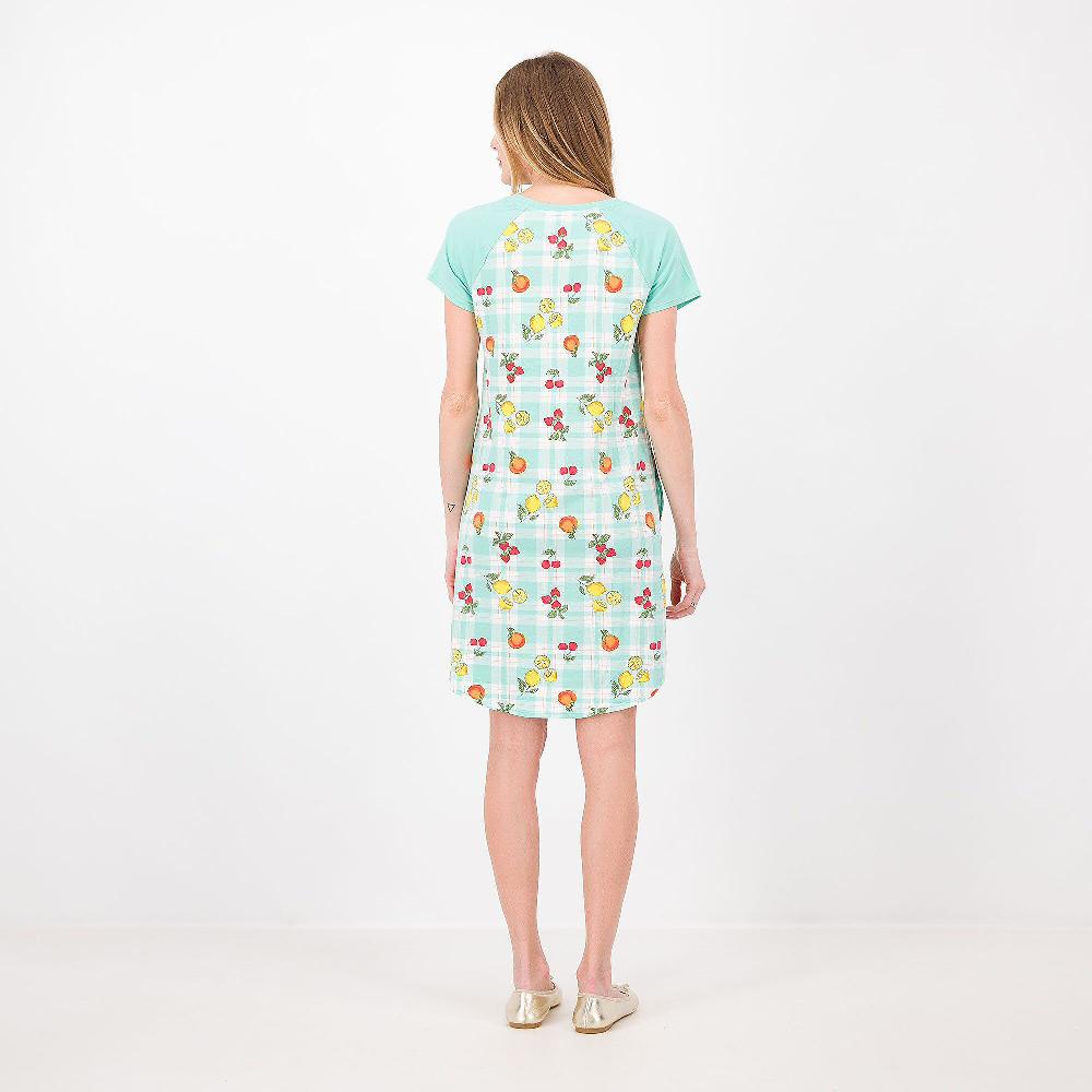 QVC Cuddle Duds Abito Relax Fantasia Cotone E Viscosa