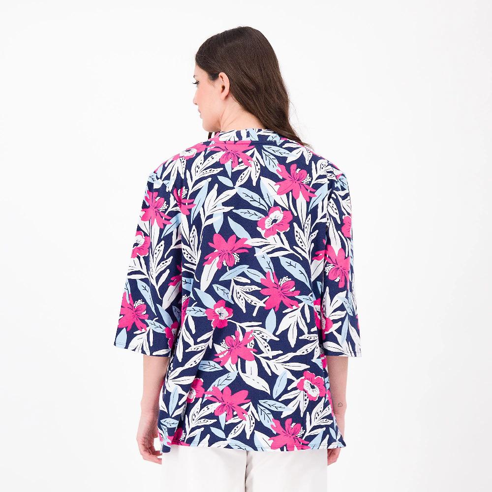 QVC Cuddle Duds Cardigan In Cotone E Viscosa Linea A Kimono