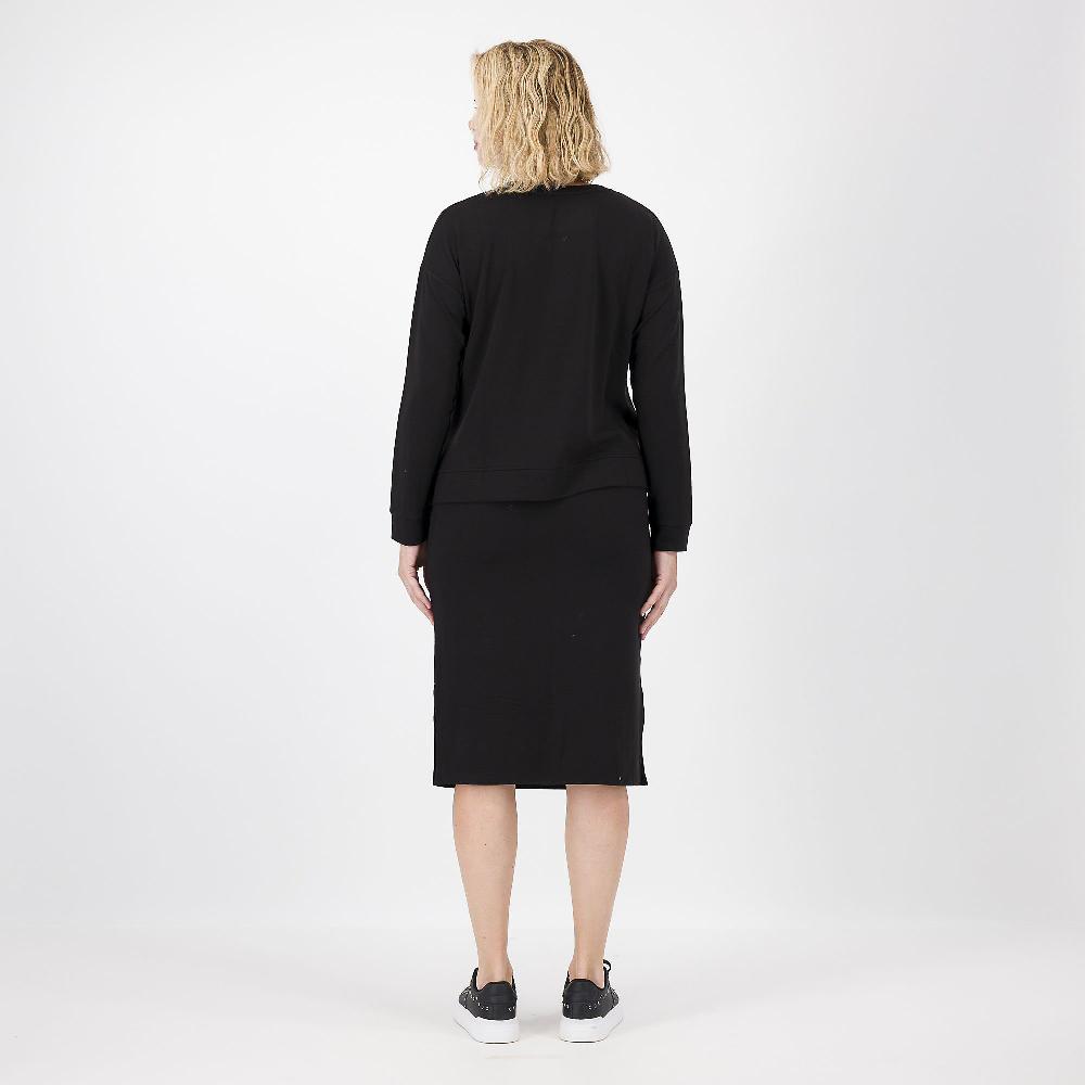 QVC Cuddle Duds Completo Maglia Girocollo E Gonna Longuette