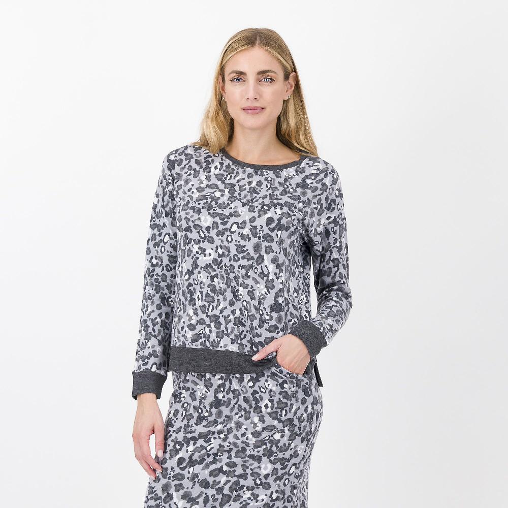 QVC Cuddle Duds Completo Maglia Girocollo E Gonna Longuette