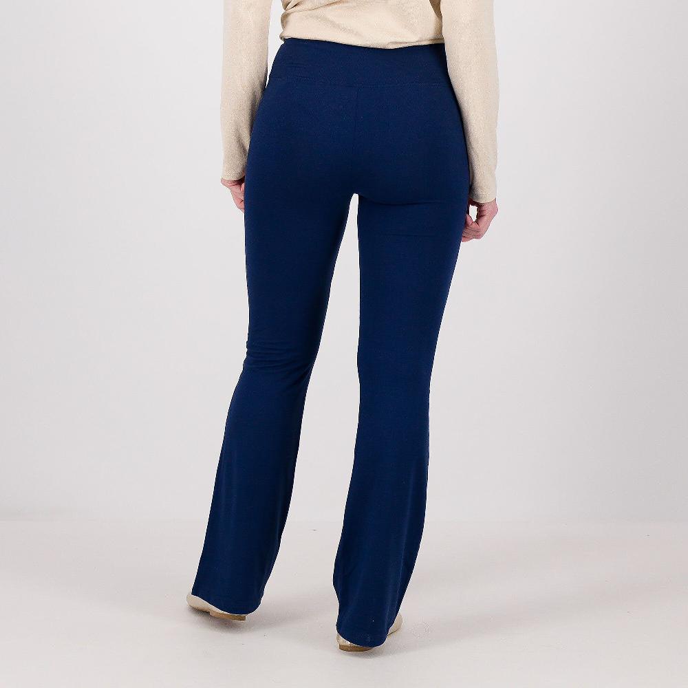 QVC Cuddle Duds Pantaloni A Zampa Con Fascia In Vita Incrociata