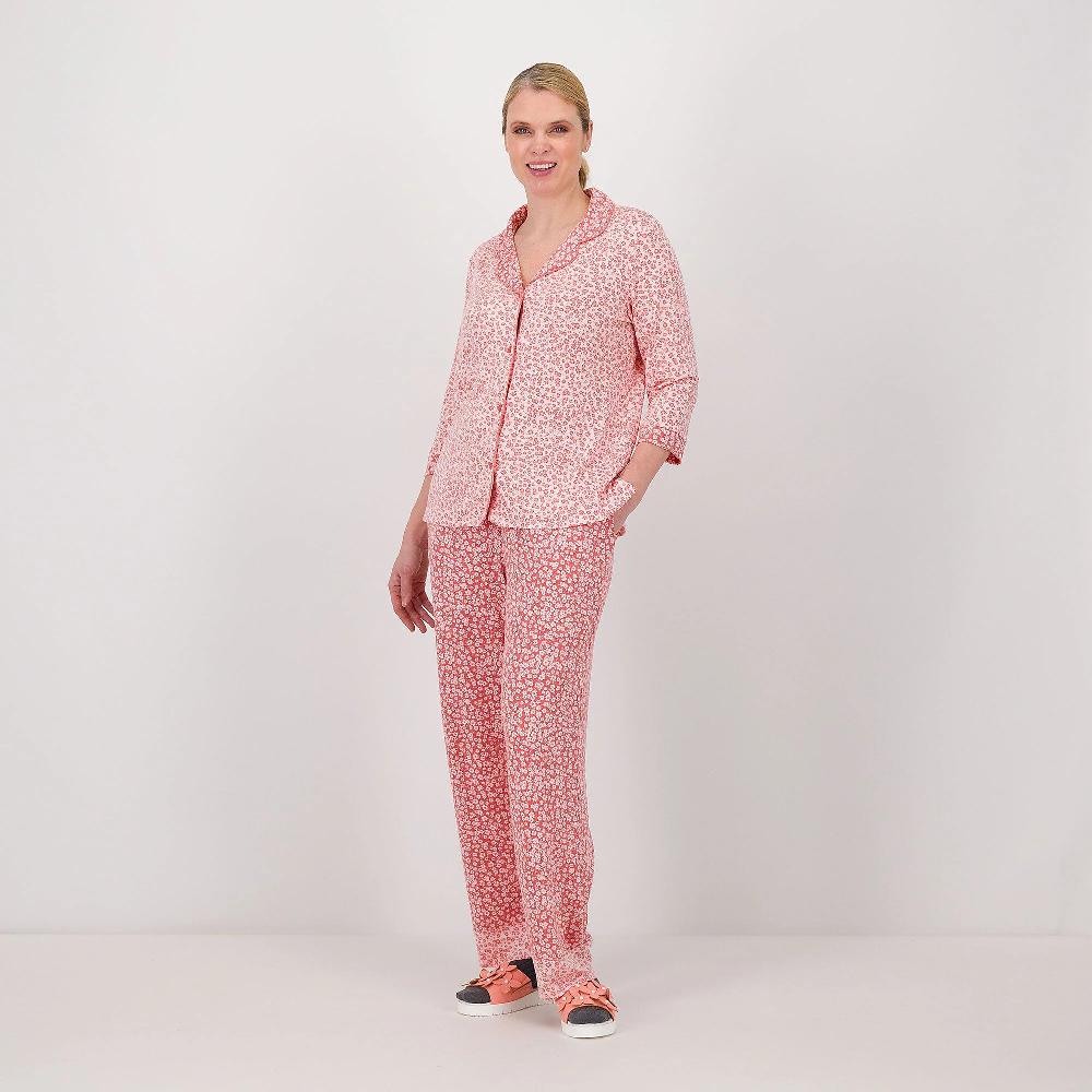 QVC Cuddle Duds Pigiama con blusa e pantaloni fantasia