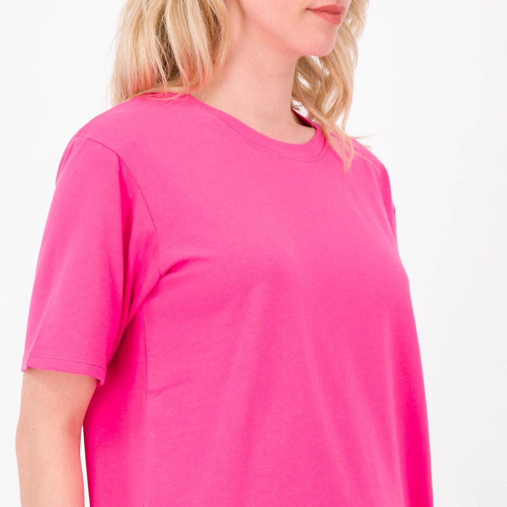 QVC Cuddle Duds T-shirt Scollo Tondo In Misto Cotone Stretch