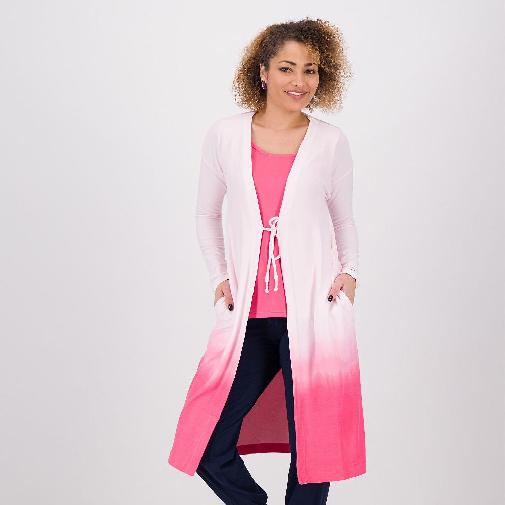 QVC Cuddle Duds Twin set: cardigan e canotta in maglia