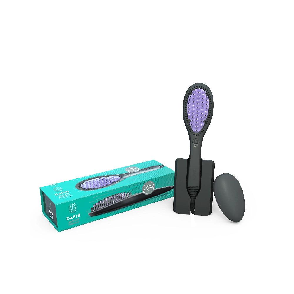 QVC DAFNI Spazzola Riscaldata Lisciante Rivestita In Ceramica Con Supporto