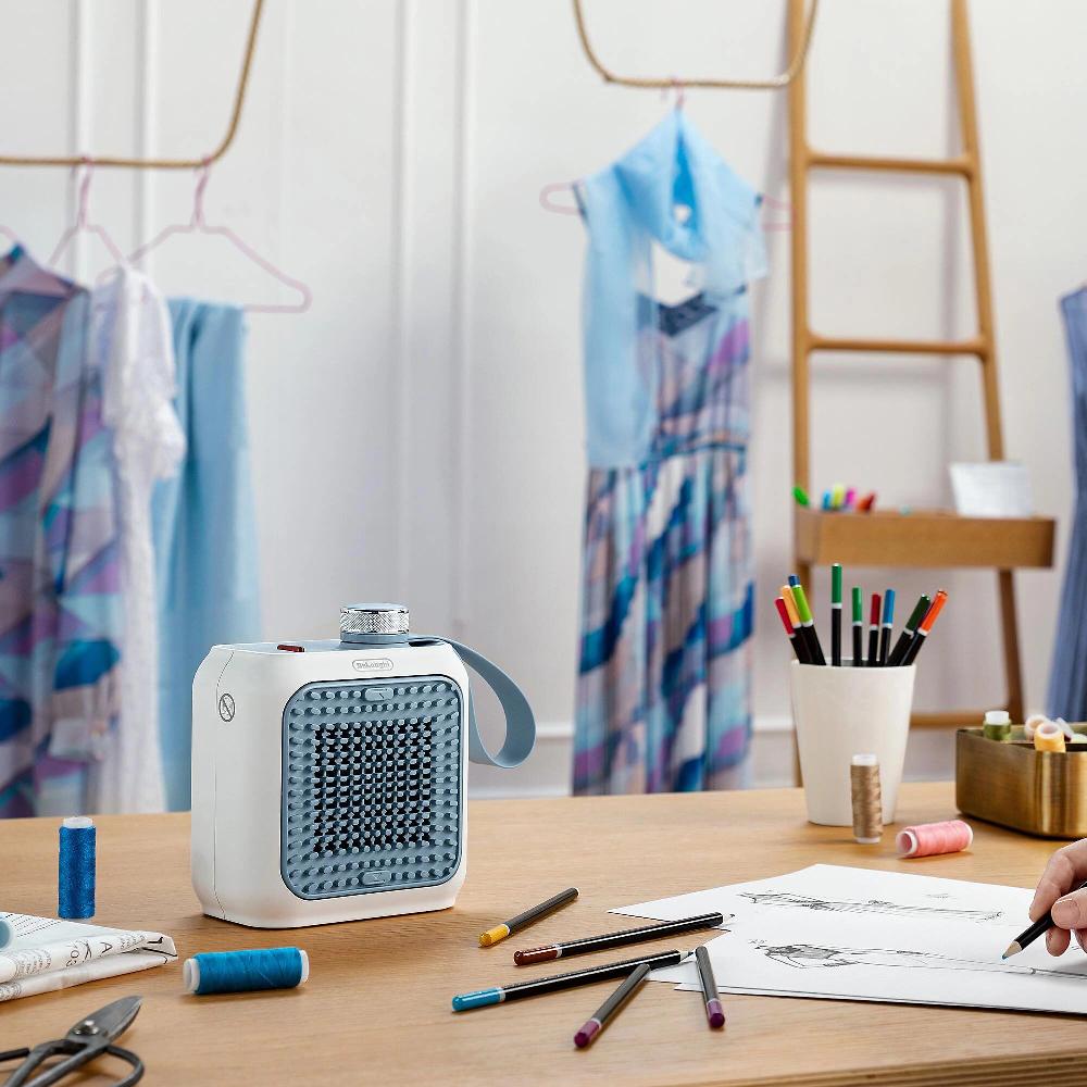 QVC De'Longhi Capsule Desk Termoventilatore Compatto Da Scrivania