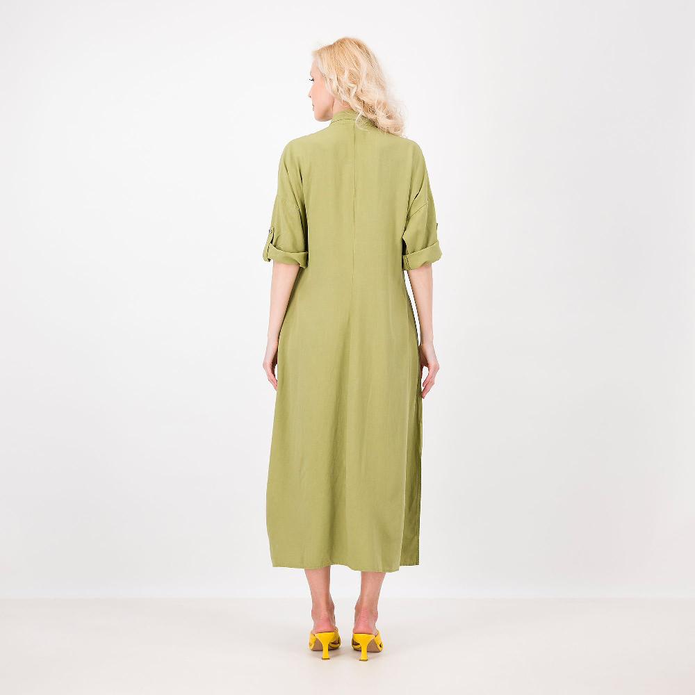 QVC DEMETRA CLOSETVenezia Chemisier Lungo In Lino Viscosa Con Ricamo