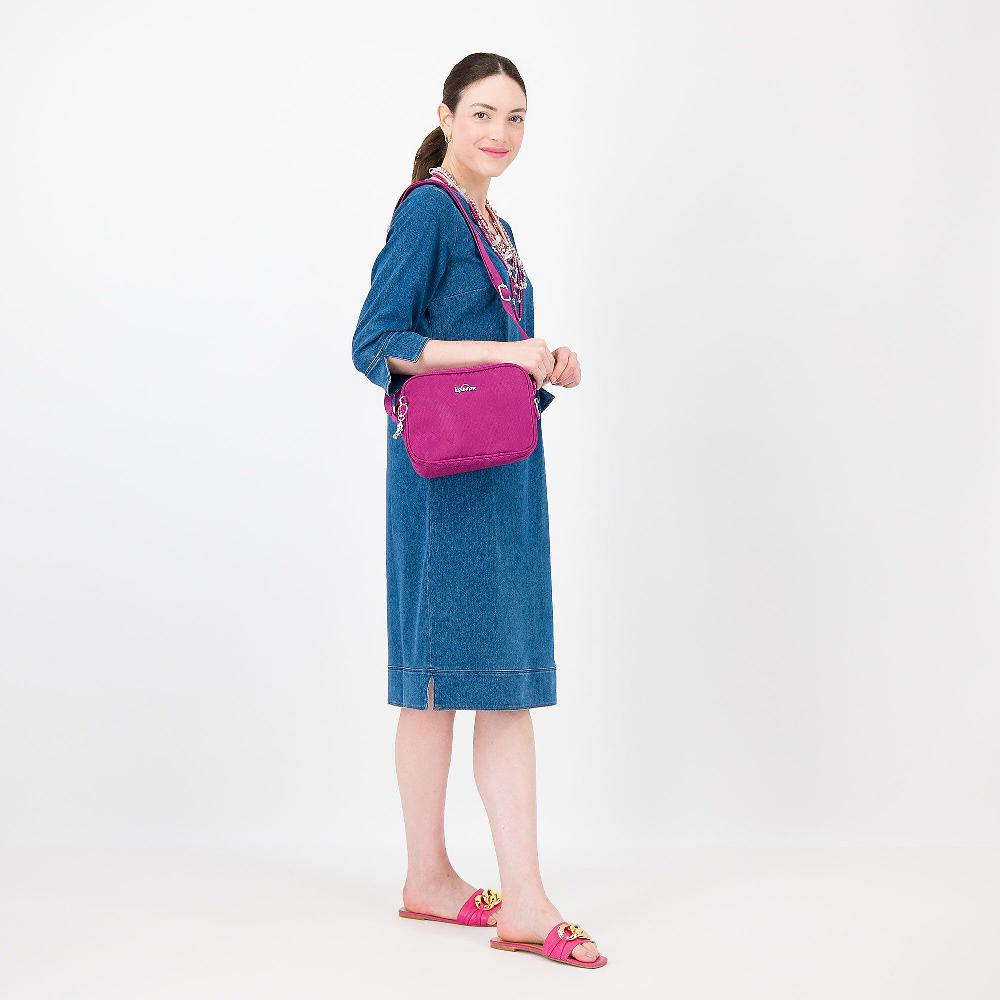 QVC Denim & Co Abito Scollo A V In Jersey Misto Cotone Con Spacchi Al Fondo