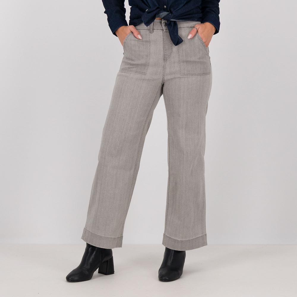 QVC Denim & Co Jeans elasticizzati alla caviglia con elastico in vita