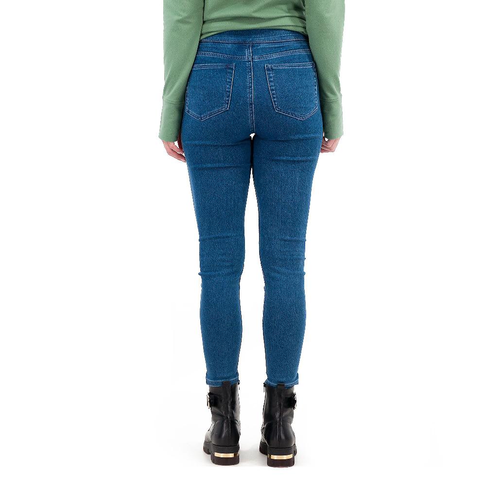 QVC Denim & Co Jegging In Tessuto Stretch Effetto Jeans