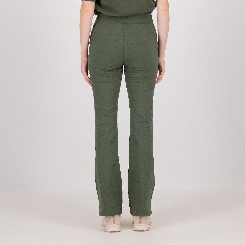QVC Denim & Co Pantaloni Bootcut Con Elastico In Vita