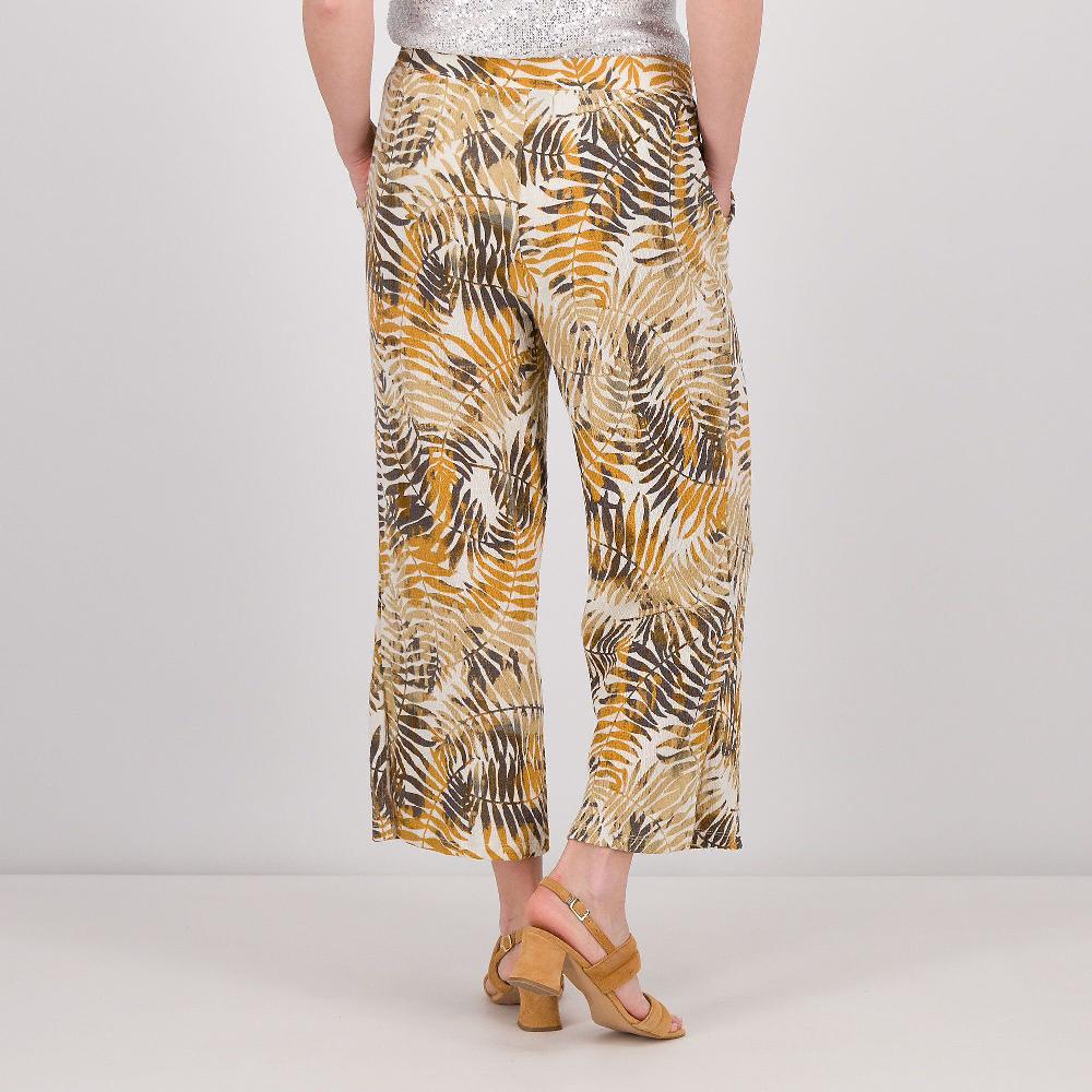 QVC Denim & Co Pantaloni Cropped In Jersey Crêpe Con Elastico
