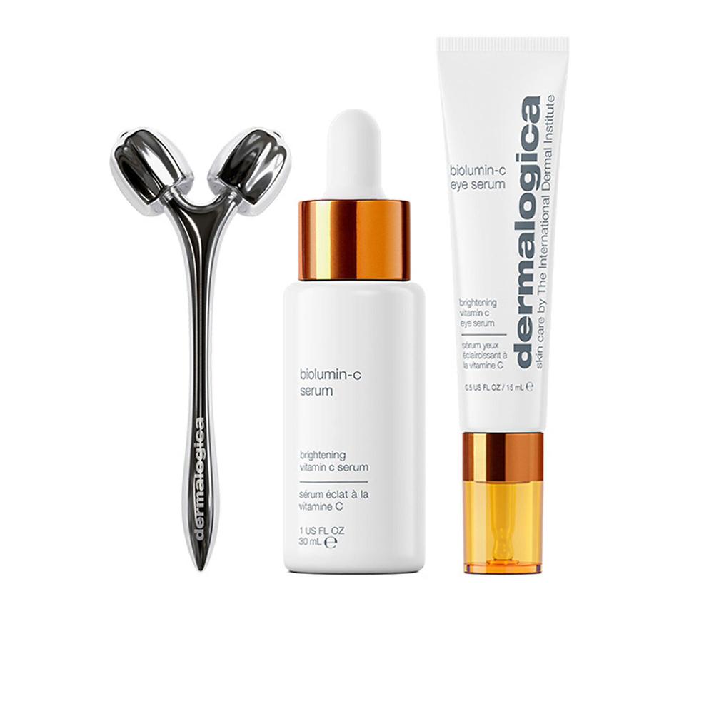 QVC Dermalogica Brightening Kit: Siero Viso Siero Occhi E Roller