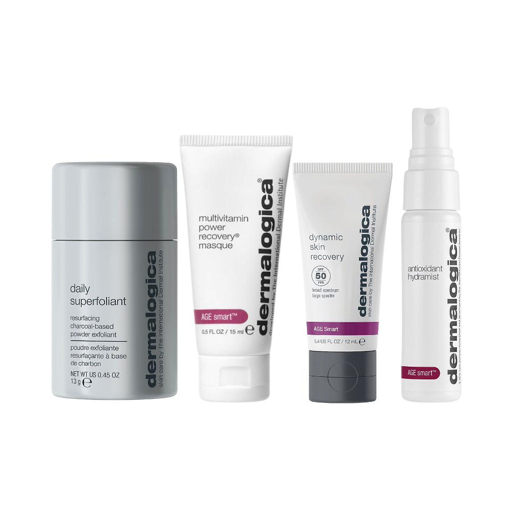 QVC Dermalogica Kit Pro-age: Polvere Esfoliante Mist Crema Viso Maschera