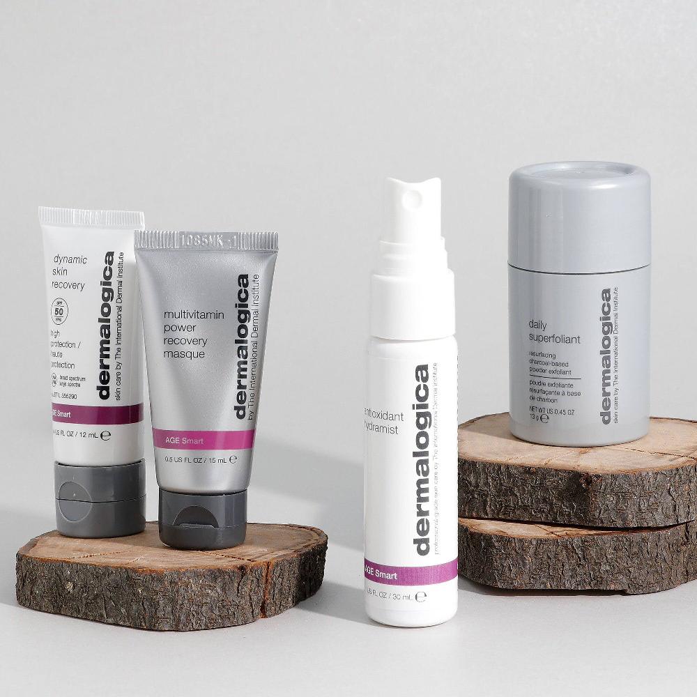 QVC Dermalogica Kit pro-age: polvere esfoliante mist crema viso maschera