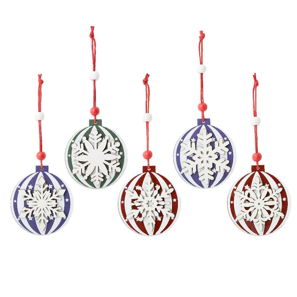 QVC Dmail 12 palline fiocco di neve per albero di Natale