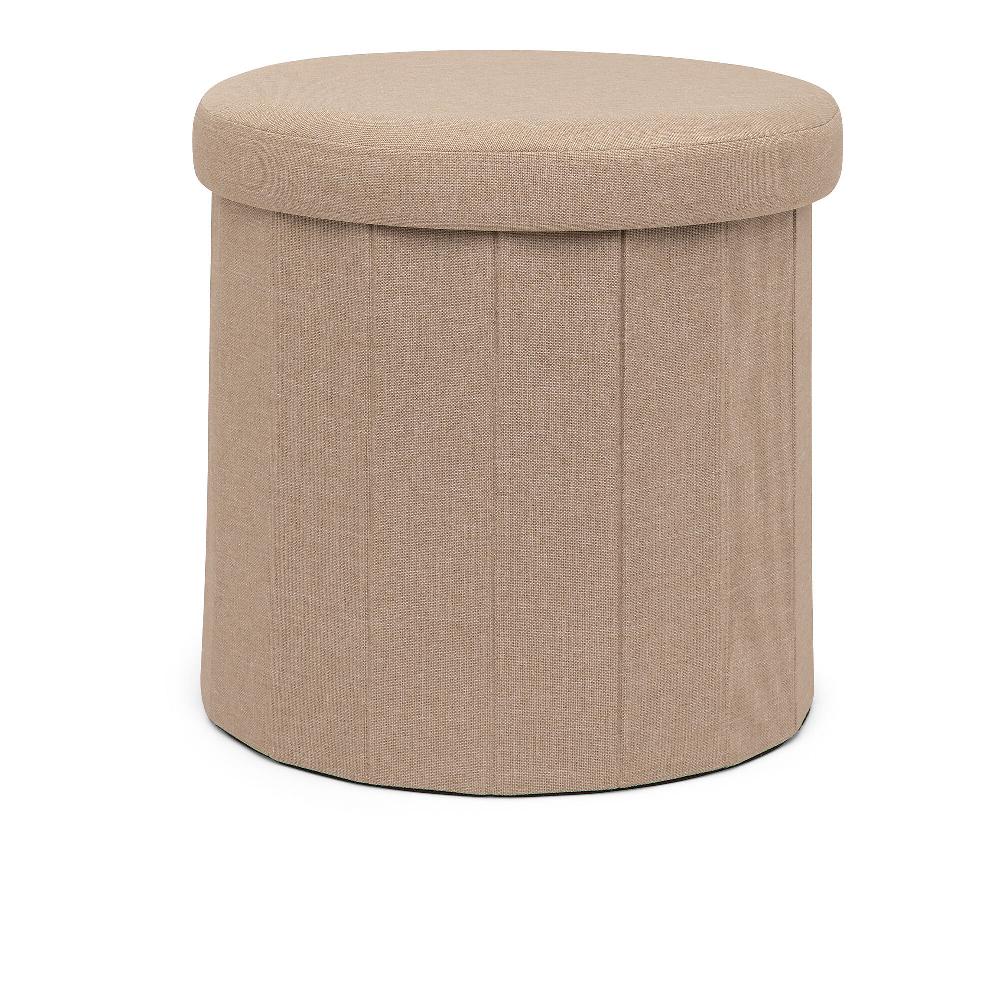 QVC Dmail Pouf contenitore circolare Ø38cm richiudibile