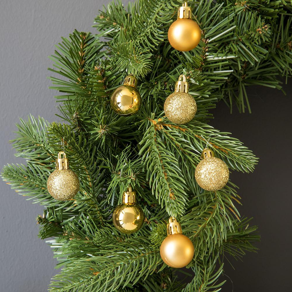 QVC Dmail Set palline albero di Natale 27 pezzi in plastica Ø 2 5 cm