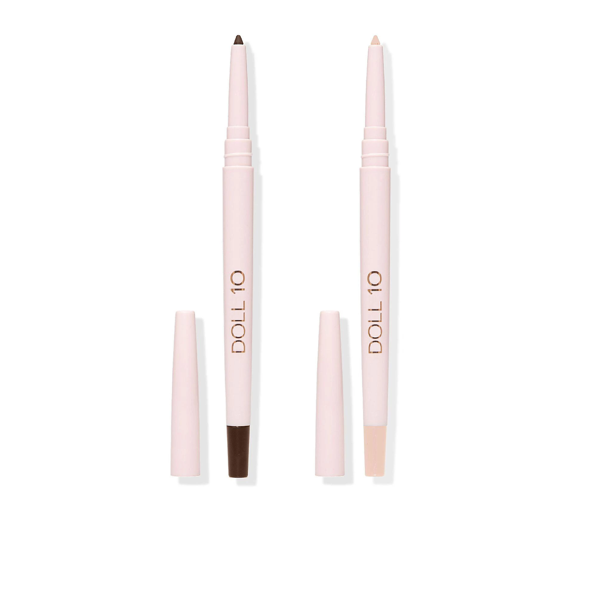 QVC Doll10 2 matite in gel: marrone e rosa brillante