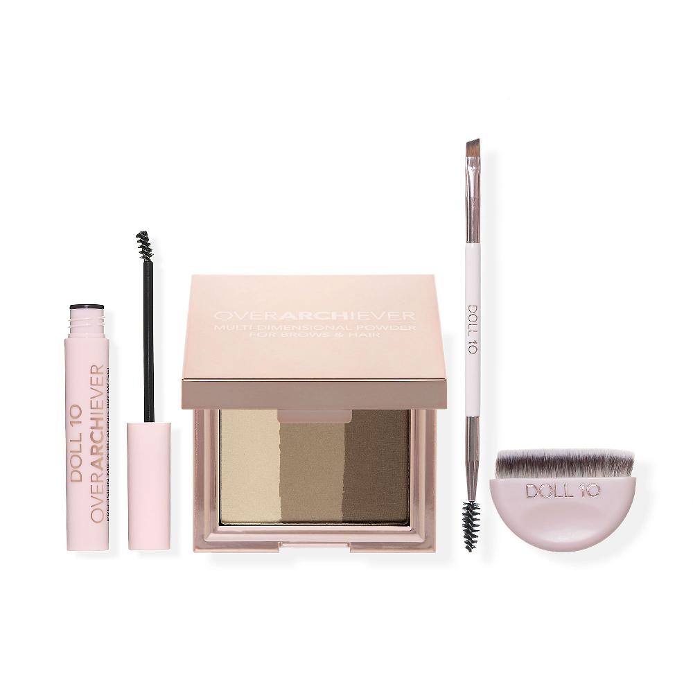 QVC Doll10 Make-up sopracciglia con polvere gel e 2 pennelli