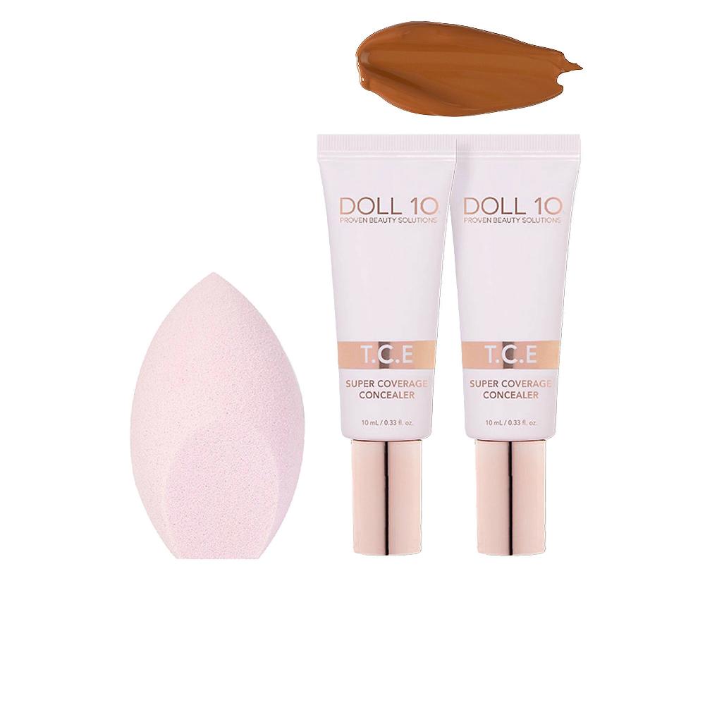 QVC Doll10 TCE Concealer 2 correttori con spugnetta (3 pz)