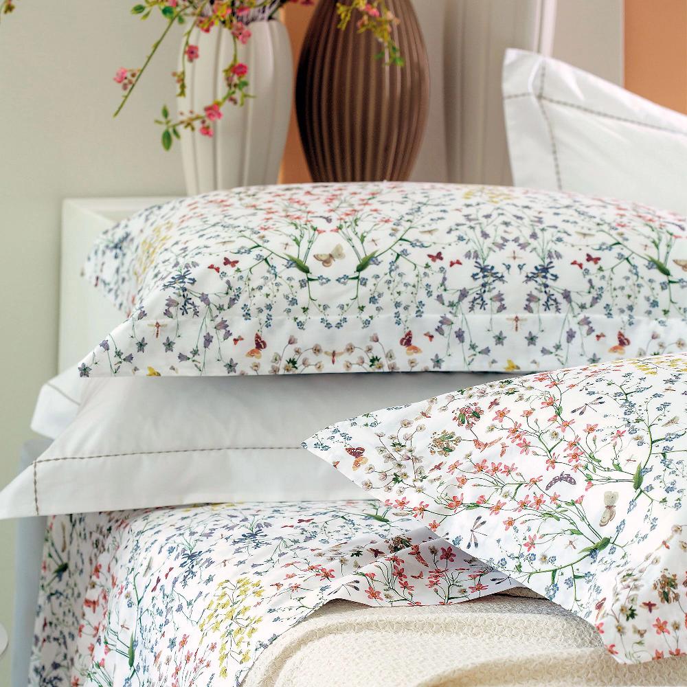 QVC Dondi Home Camilla Completo letto matrimoniale in raso fantasia