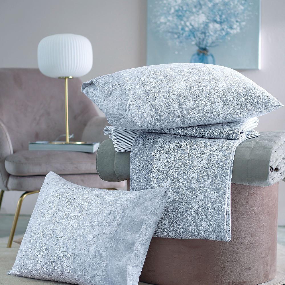 QVC Dondi Home Completo letto matrimoniale Annick in cotone 165 g/mq