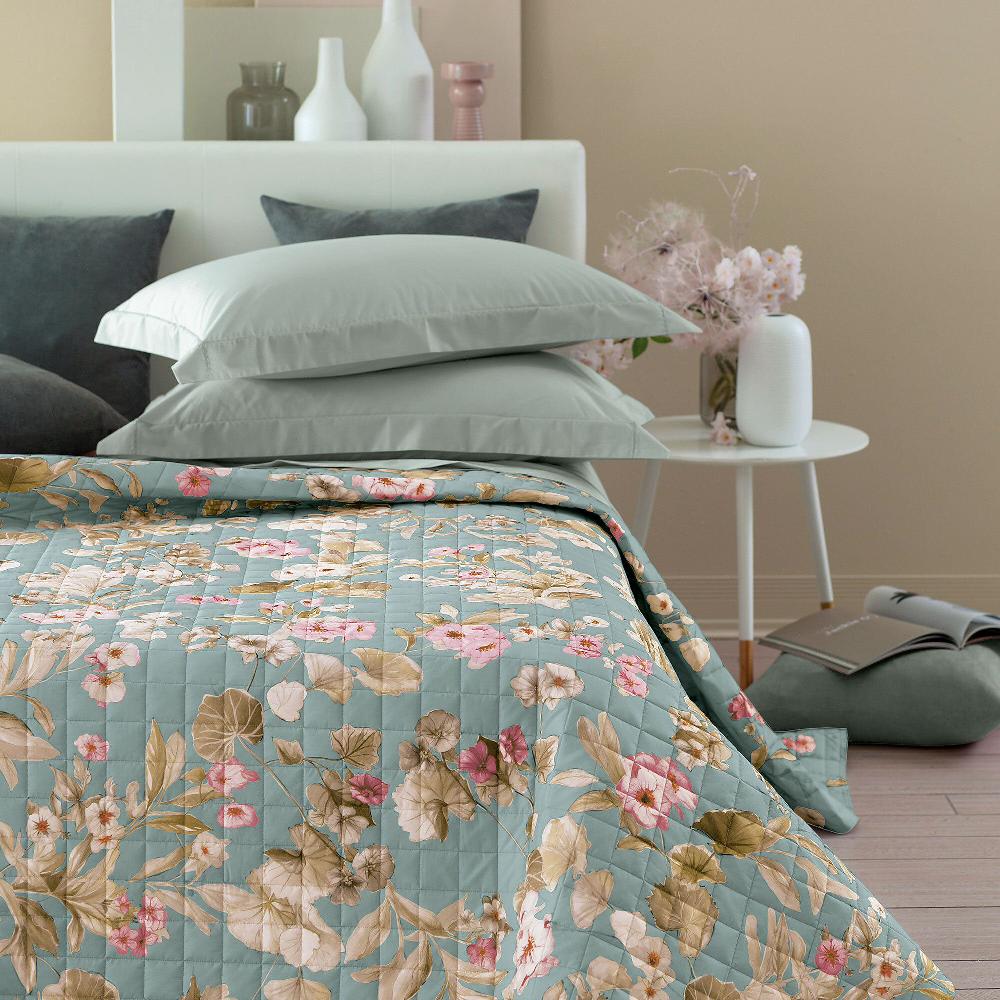 QVC Dondi Home Copriletto Dafne matrimoniale 100% cotone 270x270cm