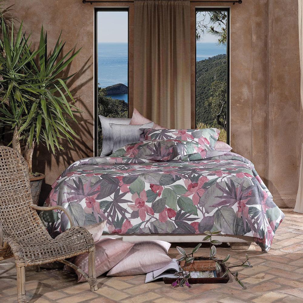 QVC Dondi Home Copripiumino Kailua matrimoniale 100% cotone 300TC