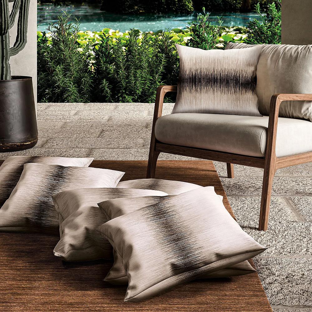 QVC Dondi Home Cuscino arredo Shades 100% cotone 300TC 50x50cm