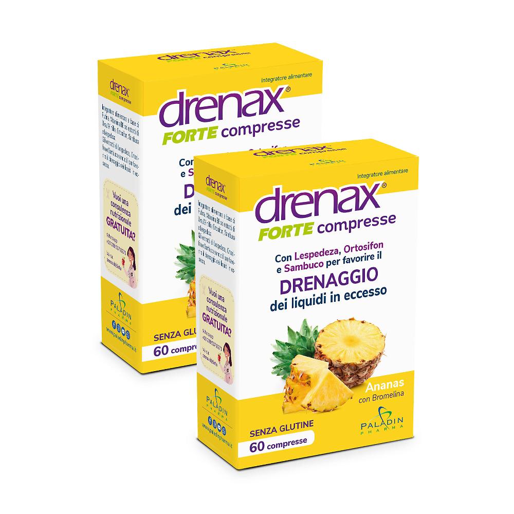 QVC Drenax Forte Ananas integratore alimentare drenaggio dei liquidi (120 cpr)