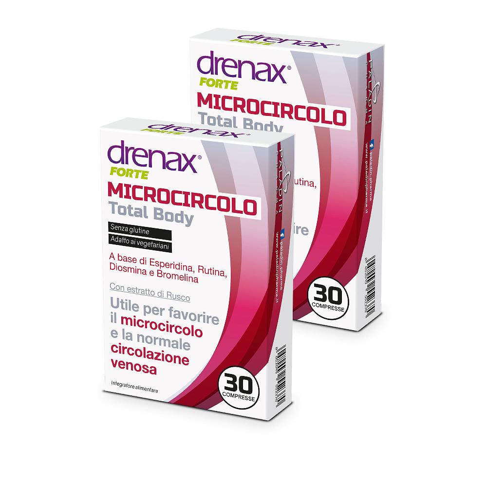QVC Drenax Forte Microcircolo Integratore alimentare (60 cpr)