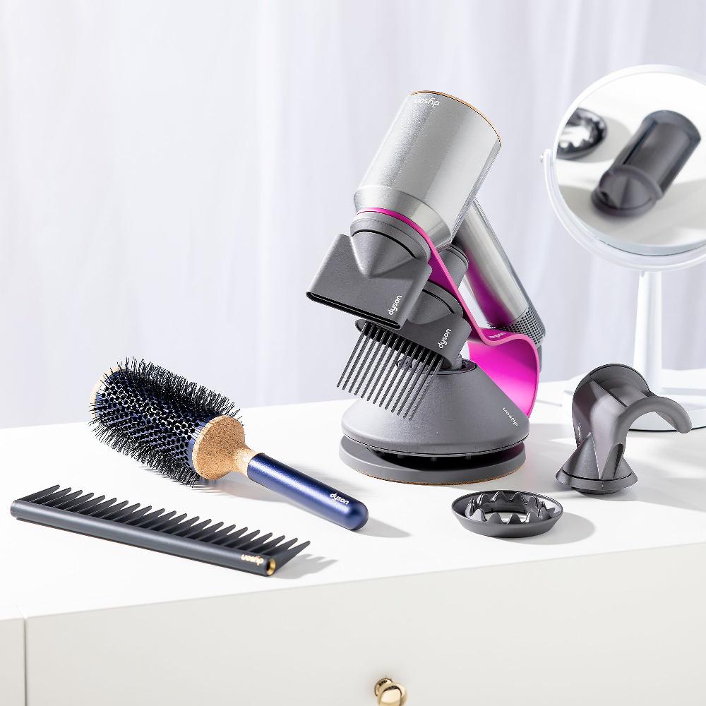 QVC Dyson SuperSonic asciugacapelli+stand spazzola+pettine