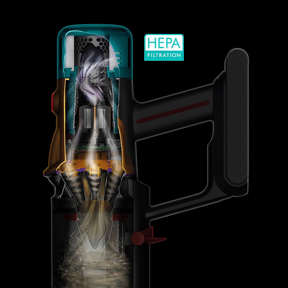 QVC Dyson V12 Detect™ Origin Aspirapolvere + Accessori + Dok