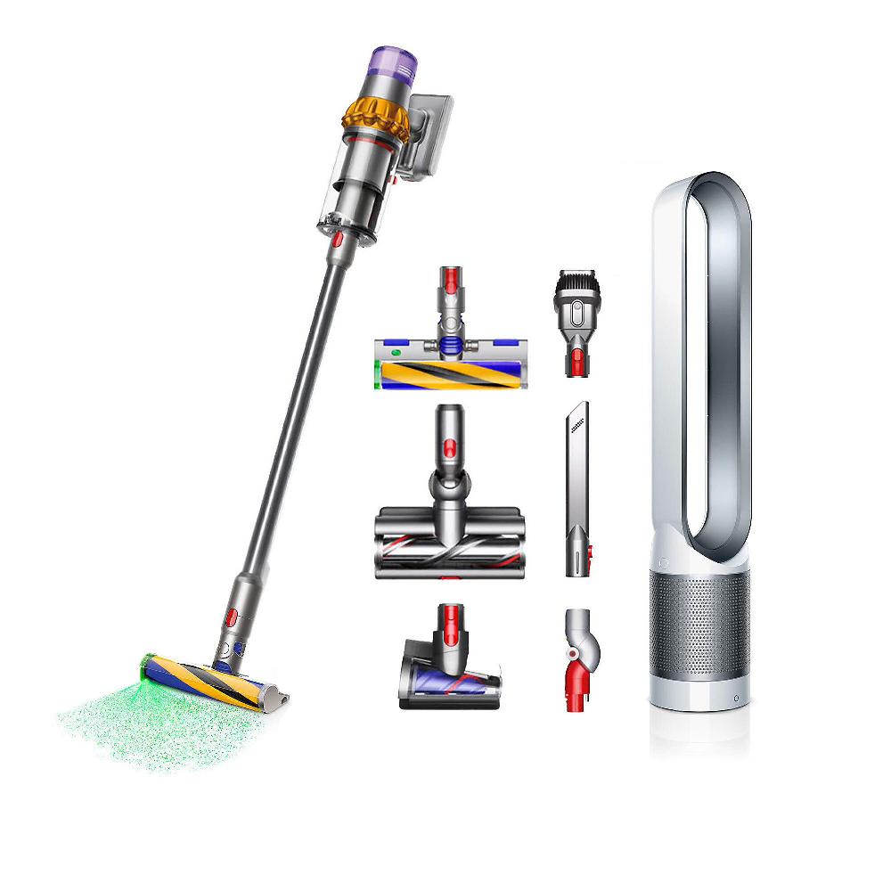 QVC Dyson V15 Detect Absolute Aspirapolvere+Pure Cool purificatore