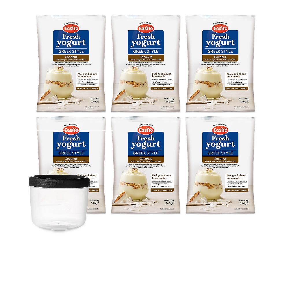 QVC Easiyo 6 kg di yogurt + vasetto 500 gr: gusto a scelta o gusti misti