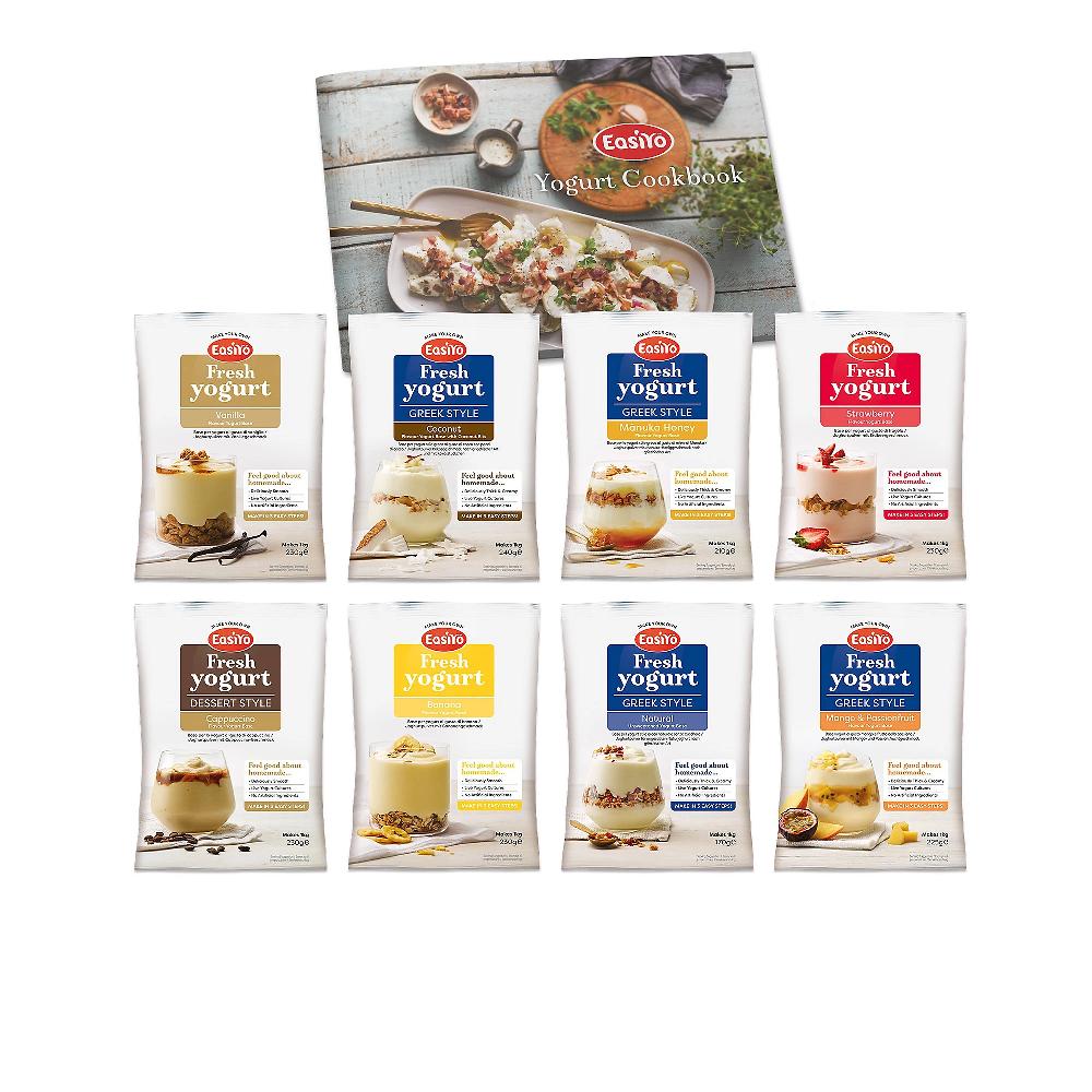 QVC Easiyo Kit 8 Kg Di Yogurt Gusti Assortiti Con Ricettario