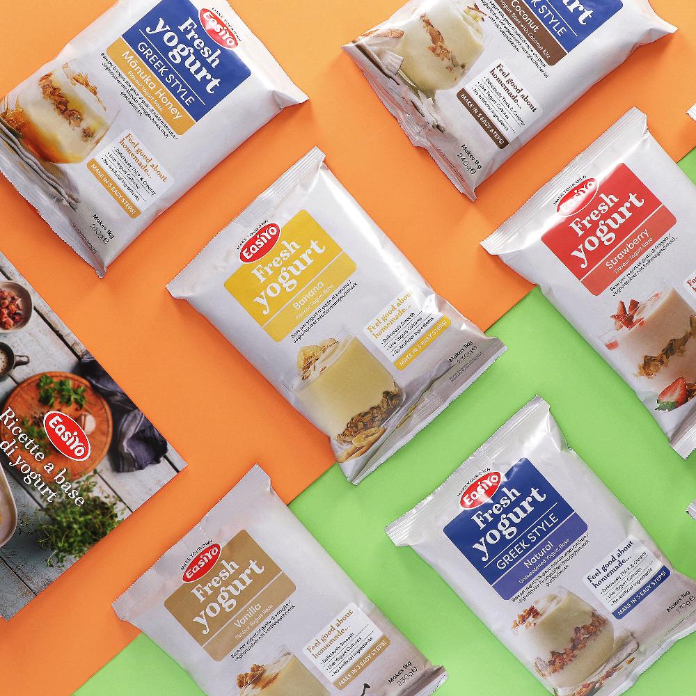 QVC Easiyo Kit 8 kg di yogurt gusti assortiti con ricettario
