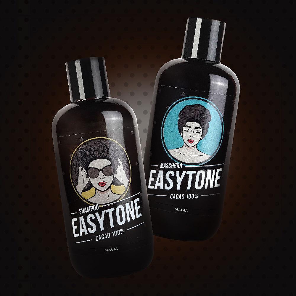 QVC Easytone Shampoo e maschera capelli castani linea Cacao