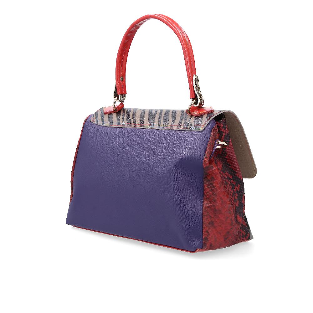 QVC Ebarrito Borsa A Mano In Pelle Patchwork Space Of Bag
