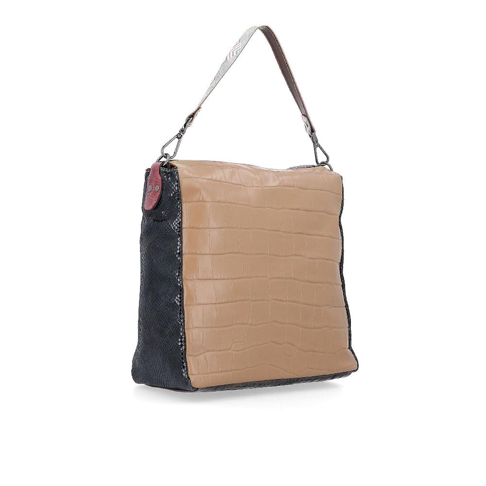 QVC Ebarrito Borsa A Spalla In Pelle Patchwork Country Bag