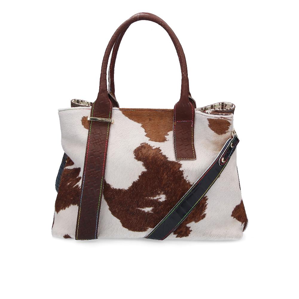 QVC Ebarrito Borsa A Spalla In Pelle Patchwork Day By Day