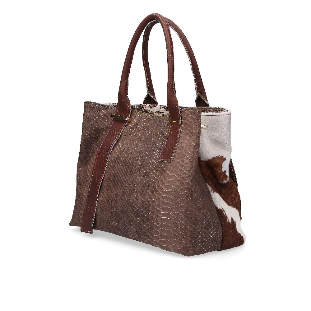 QVC Ebarrito Borsa A Spalla In Pelle Patchwork Day By Day